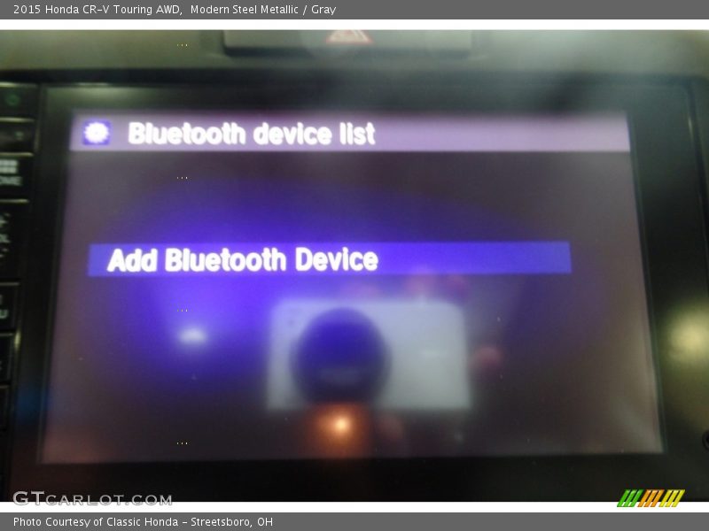 Modern Steel Metallic / Gray 2015 Honda CR-V Touring AWD