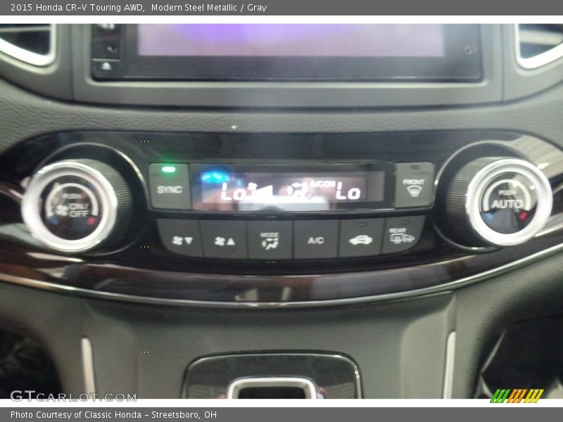 Modern Steel Metallic / Gray 2015 Honda CR-V Touring AWD