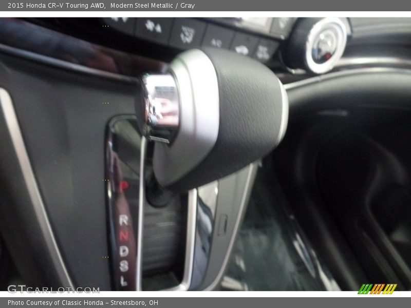 Modern Steel Metallic / Gray 2015 Honda CR-V Touring AWD