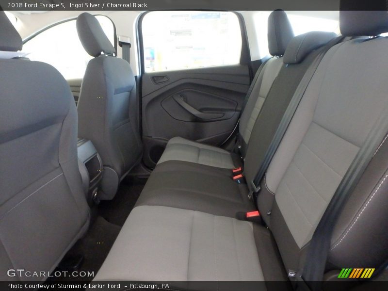 Ingot Silver / Charcoal Black 2018 Ford Escape S