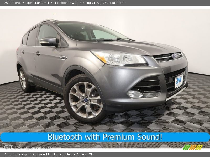 Sterling Gray / Charcoal Black 2014 Ford Escape Titanium 1.6L EcoBoost 4WD