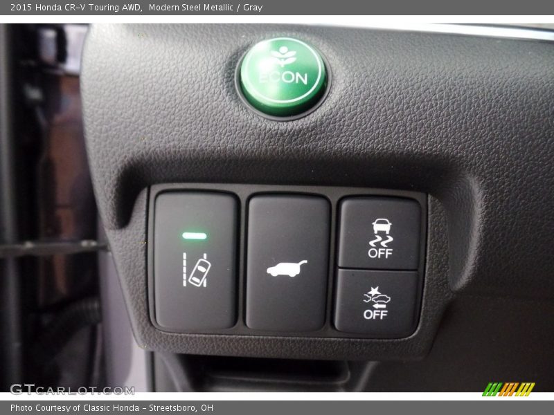 Modern Steel Metallic / Gray 2015 Honda CR-V Touring AWD
