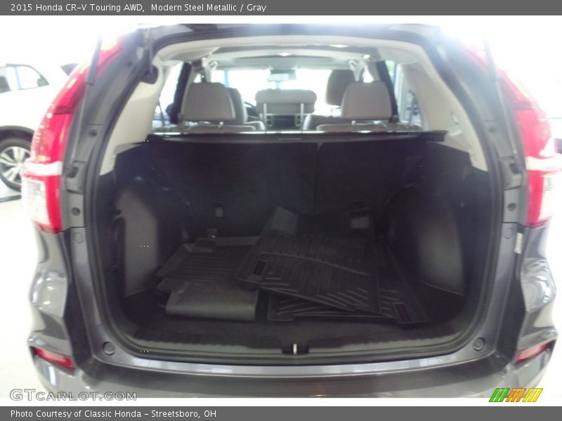 Modern Steel Metallic / Gray 2015 Honda CR-V Touring AWD