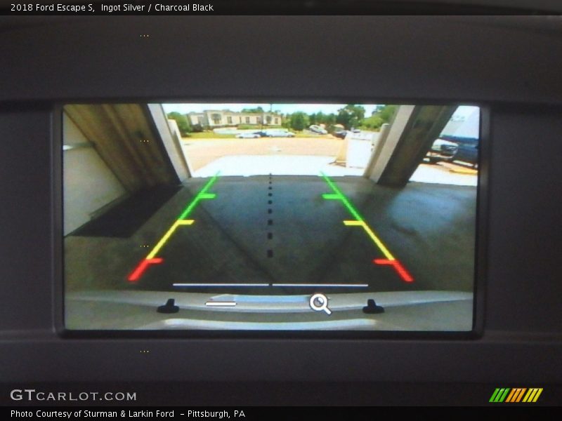 Ingot Silver / Charcoal Black 2018 Ford Escape S