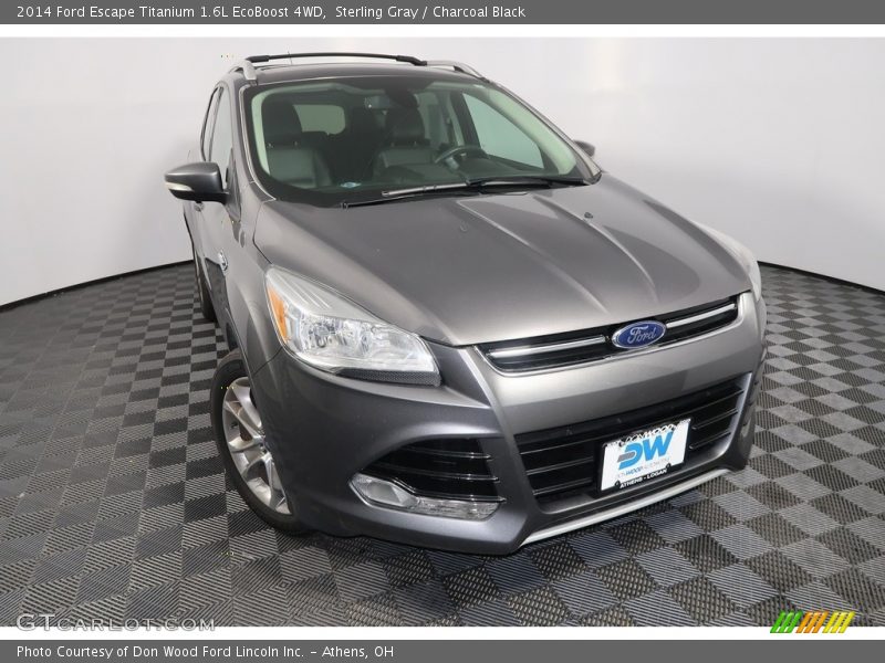 Sterling Gray / Charcoal Black 2014 Ford Escape Titanium 1.6L EcoBoost 4WD