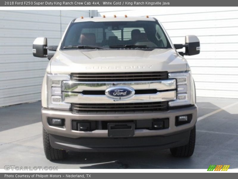 White Gold / King Ranch Kingsville Java 2018 Ford F250 Super Duty King Ranch Crew Cab 4x4