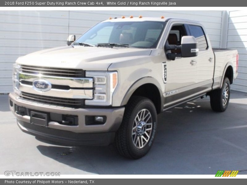 White Gold / King Ranch Kingsville Java 2018 Ford F250 Super Duty King Ranch Crew Cab 4x4