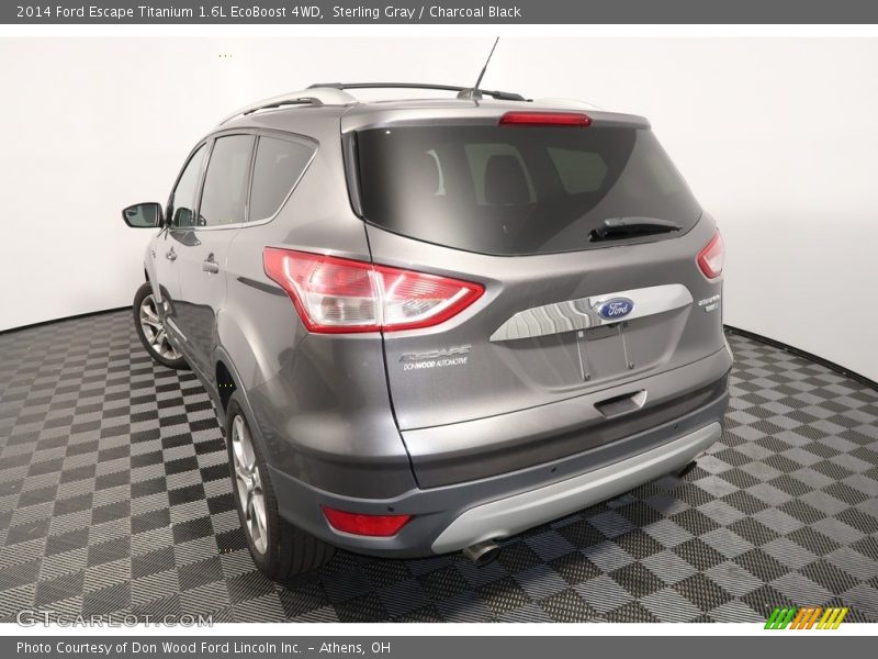 Sterling Gray / Charcoal Black 2014 Ford Escape Titanium 1.6L EcoBoost 4WD