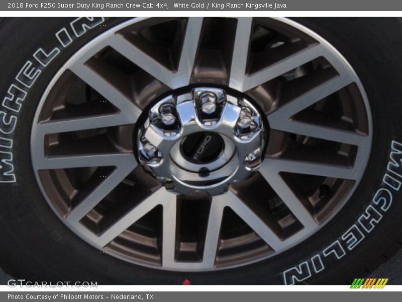 White Gold / King Ranch Kingsville Java 2018 Ford F250 Super Duty King Ranch Crew Cab 4x4