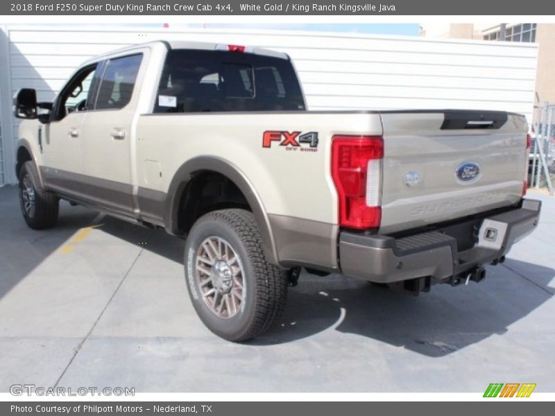 White Gold / King Ranch Kingsville Java 2018 Ford F250 Super Duty King Ranch Crew Cab 4x4