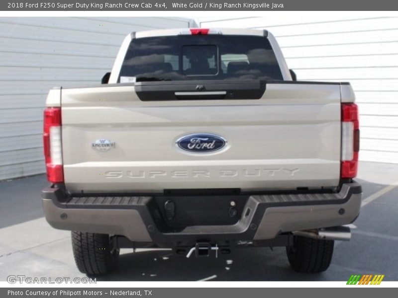 White Gold / King Ranch Kingsville Java 2018 Ford F250 Super Duty King Ranch Crew Cab 4x4