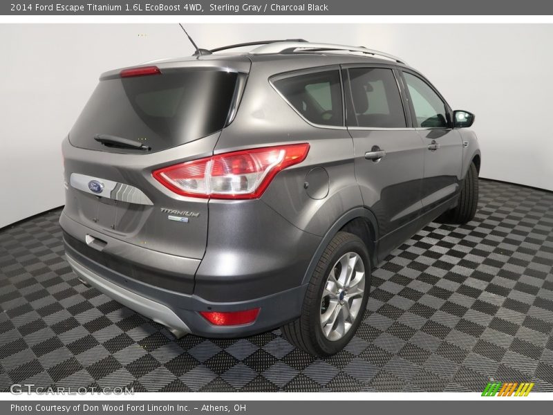 Sterling Gray / Charcoal Black 2014 Ford Escape Titanium 1.6L EcoBoost 4WD