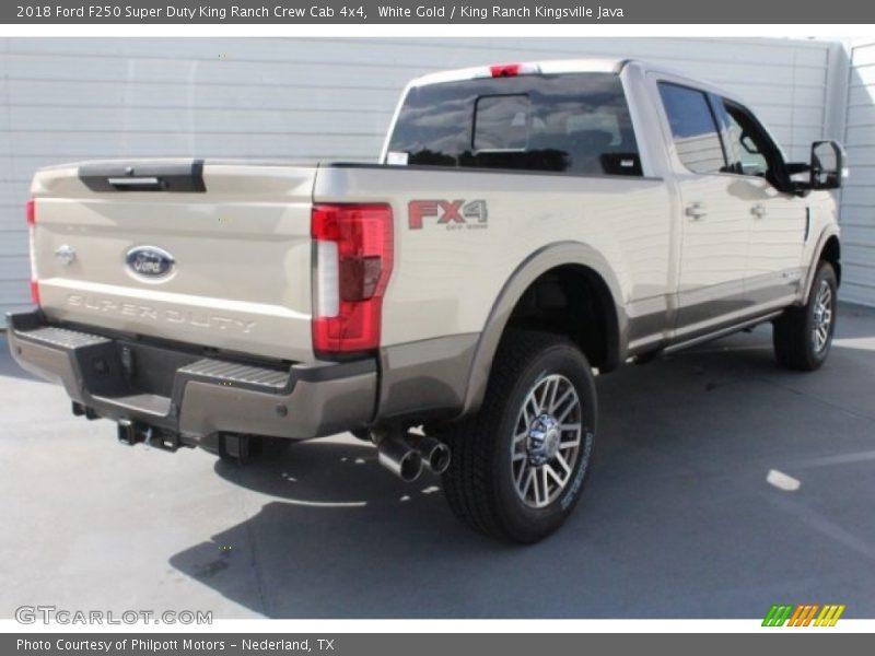 White Gold / King Ranch Kingsville Java 2018 Ford F250 Super Duty King Ranch Crew Cab 4x4