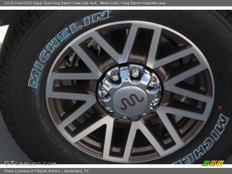 White Gold / King Ranch Kingsville Java 2018 Ford F250 Super Duty King Ranch Crew Cab 4x4