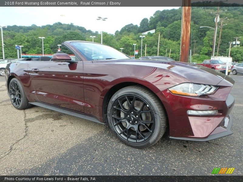  2018 Mustang EcoBoost Convertible Royal Crimson