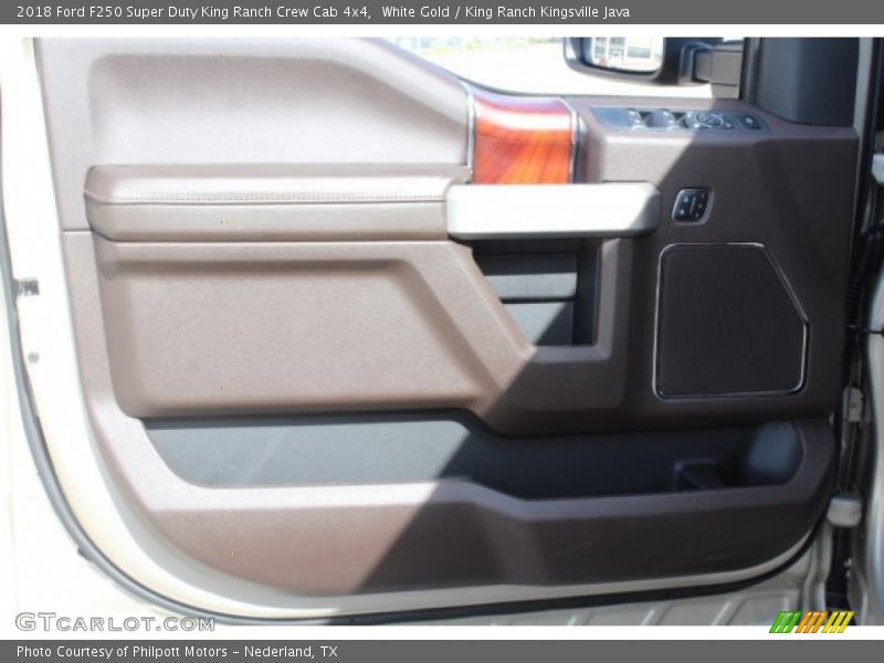 White Gold / King Ranch Kingsville Java 2018 Ford F250 Super Duty King Ranch Crew Cab 4x4