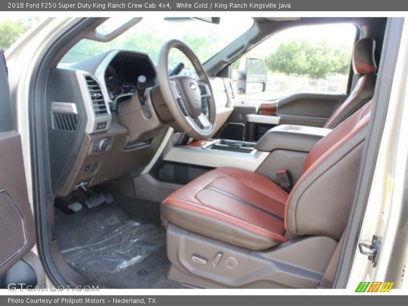 White Gold / King Ranch Kingsville Java 2018 Ford F250 Super Duty King Ranch Crew Cab 4x4