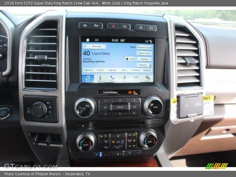White Gold / King Ranch Kingsville Java 2018 Ford F250 Super Duty King Ranch Crew Cab 4x4