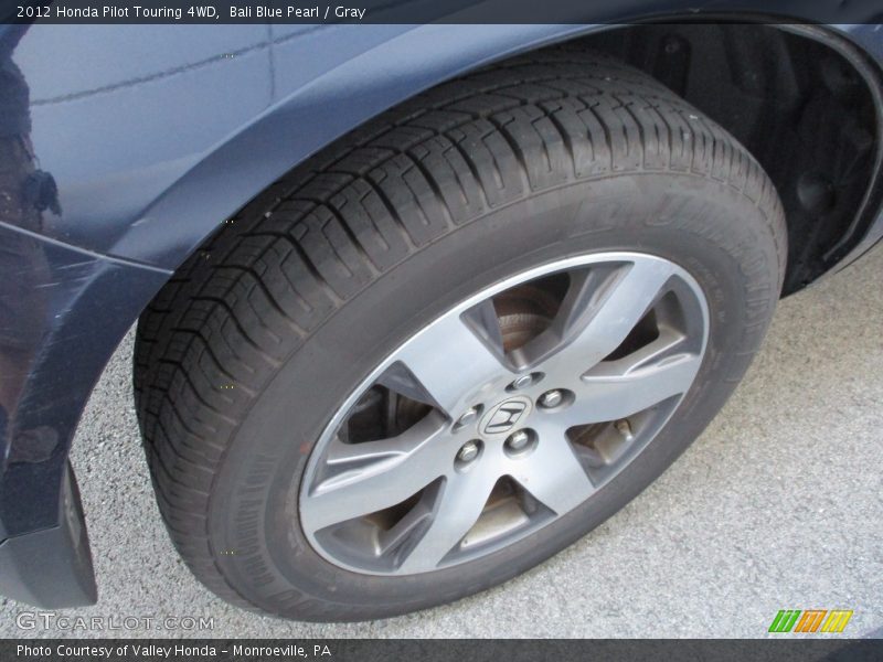 Bali Blue Pearl / Gray 2012 Honda Pilot Touring 4WD
