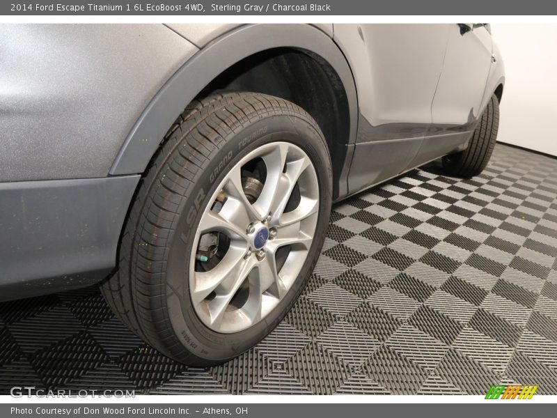 Sterling Gray / Charcoal Black 2014 Ford Escape Titanium 1.6L EcoBoost 4WD