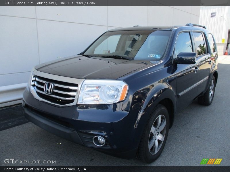 Bali Blue Pearl / Gray 2012 Honda Pilot Touring 4WD