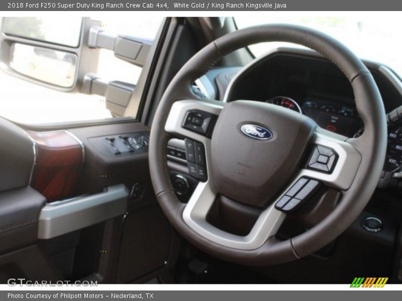 White Gold / King Ranch Kingsville Java 2018 Ford F250 Super Duty King Ranch Crew Cab 4x4