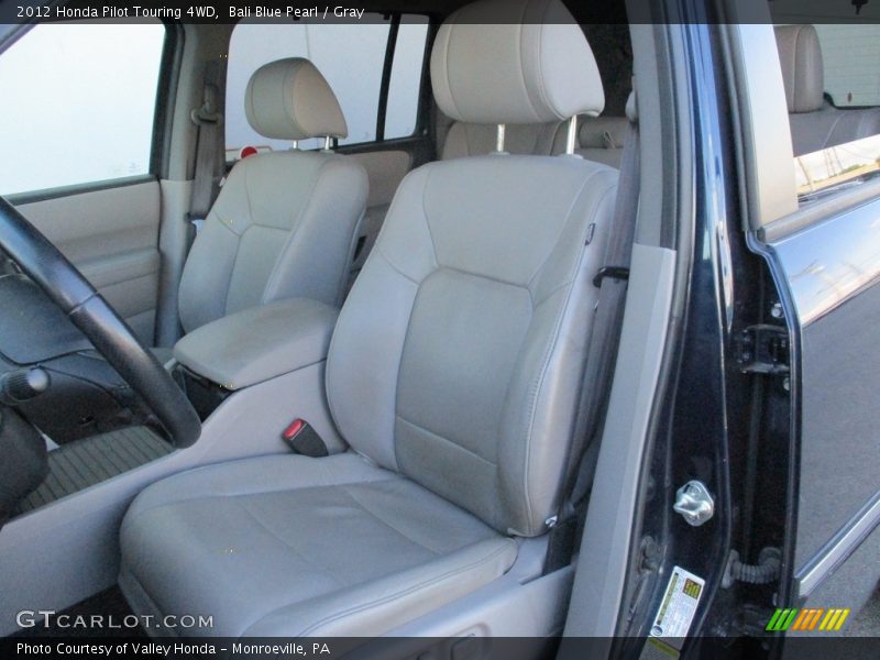 Bali Blue Pearl / Gray 2012 Honda Pilot Touring 4WD