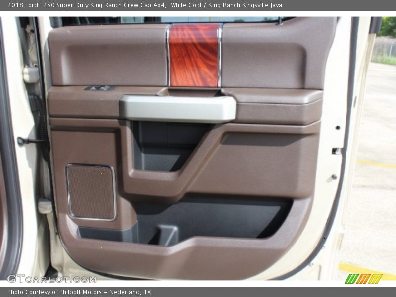 White Gold / King Ranch Kingsville Java 2018 Ford F250 Super Duty King Ranch Crew Cab 4x4