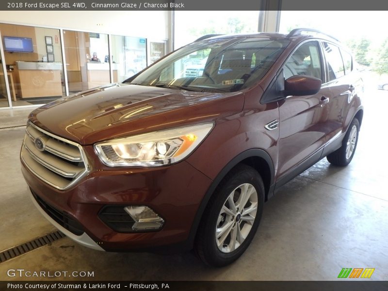 Cinnamon Glaze / Charcoal Black 2018 Ford Escape SEL 4WD