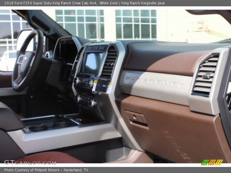 White Gold / King Ranch Kingsville Java 2018 Ford F250 Super Duty King Ranch Crew Cab 4x4