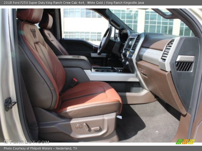 White Gold / King Ranch Kingsville Java 2018 Ford F250 Super Duty King Ranch Crew Cab 4x4