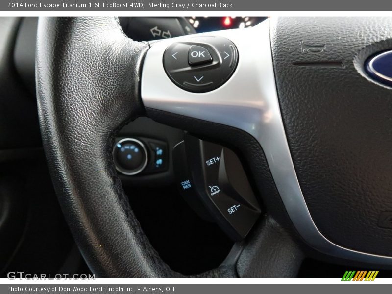 Sterling Gray / Charcoal Black 2014 Ford Escape Titanium 1.6L EcoBoost 4WD