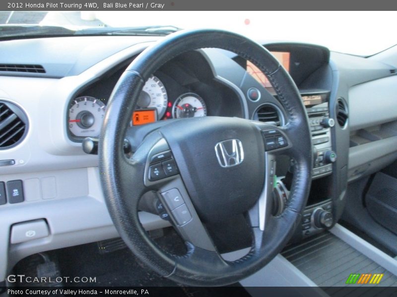 Bali Blue Pearl / Gray 2012 Honda Pilot Touring 4WD