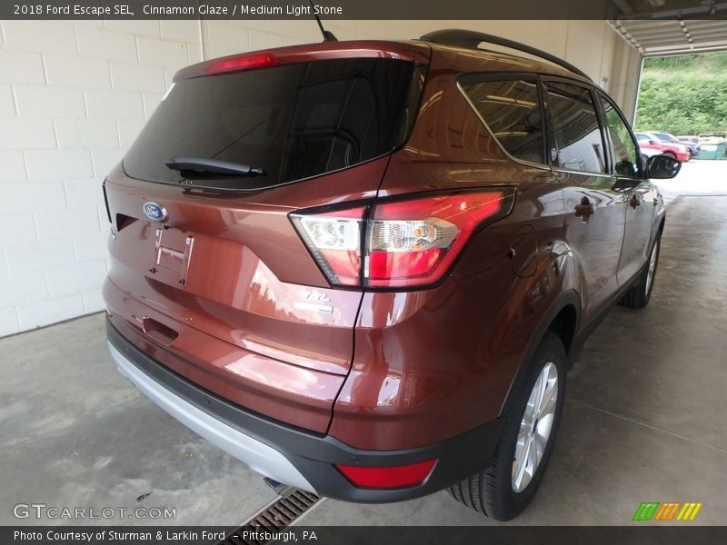 Cinnamon Glaze / Medium Light Stone 2018 Ford Escape SEL