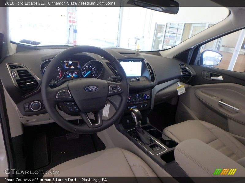 Cinnamon Glaze / Medium Light Stone 2018 Ford Escape SEL