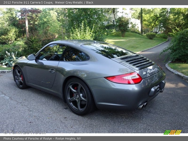 Meteor Grey Metallic / Black 2012 Porsche 911 Carrera S Coupe