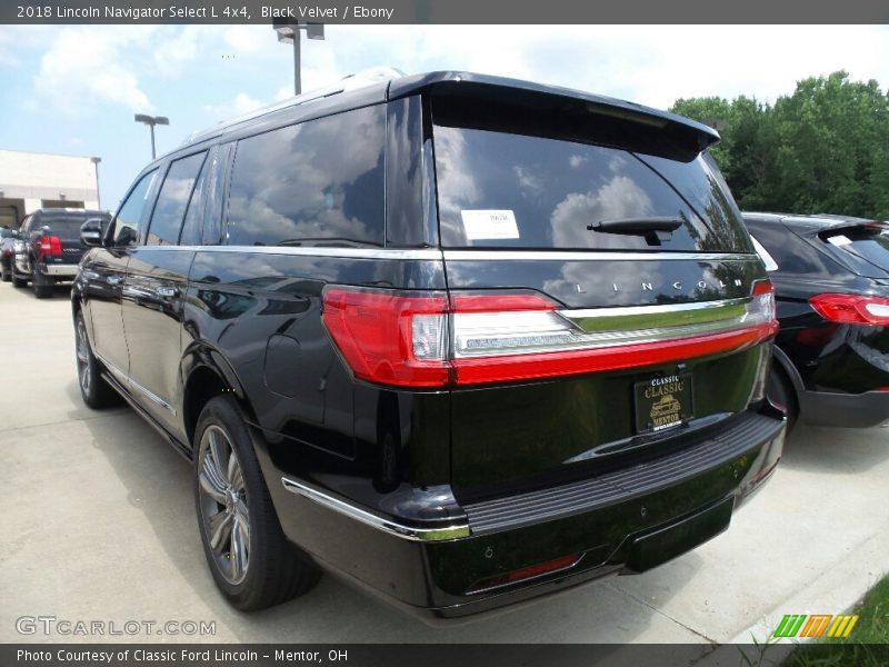 Black Velvet / Ebony 2018 Lincoln Navigator Select L 4x4