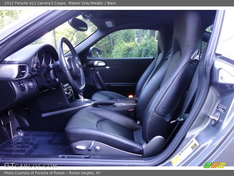 Meteor Grey Metallic / Black 2012 Porsche 911 Carrera S Coupe