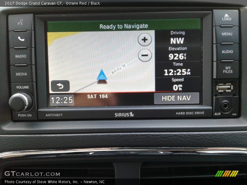 Octane Red / Black 2017 Dodge Grand Caravan GT