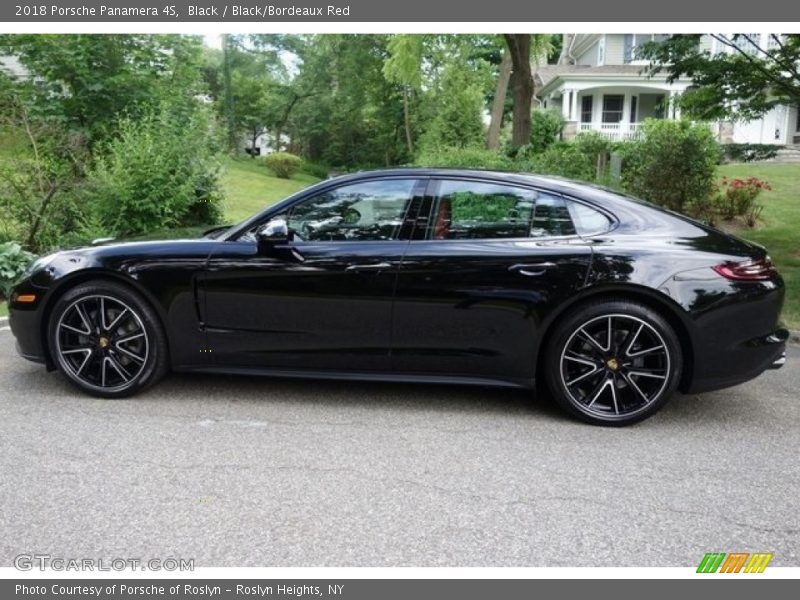 Black / Black/Bordeaux Red 2018 Porsche Panamera 4S