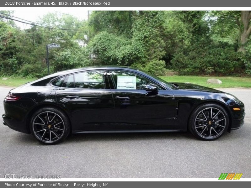 Black / Black/Bordeaux Red 2018 Porsche Panamera 4S