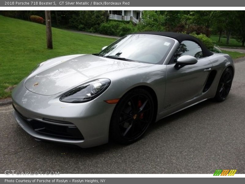 GT Silver Metallic / Black/Bordeaux Red 2018 Porsche 718 Boxster S