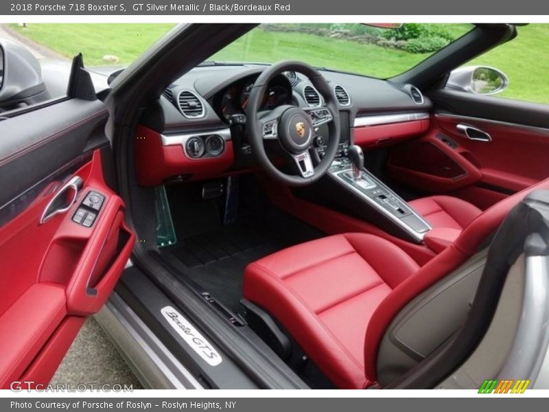 Front Seat of 2018 718 Boxster S