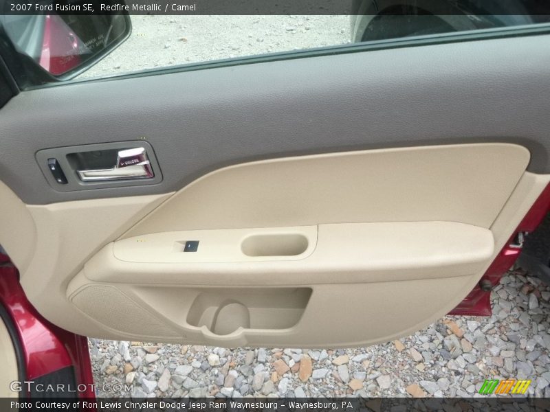 Redfire Metallic / Camel 2007 Ford Fusion SE