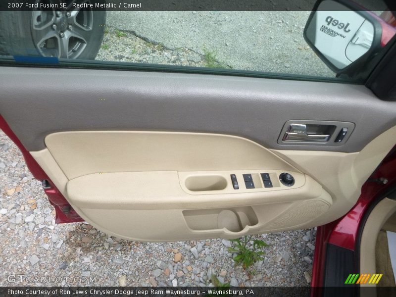 Redfire Metallic / Camel 2007 Ford Fusion SE