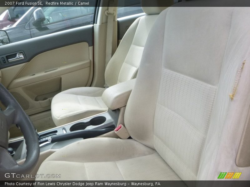 Redfire Metallic / Camel 2007 Ford Fusion SE