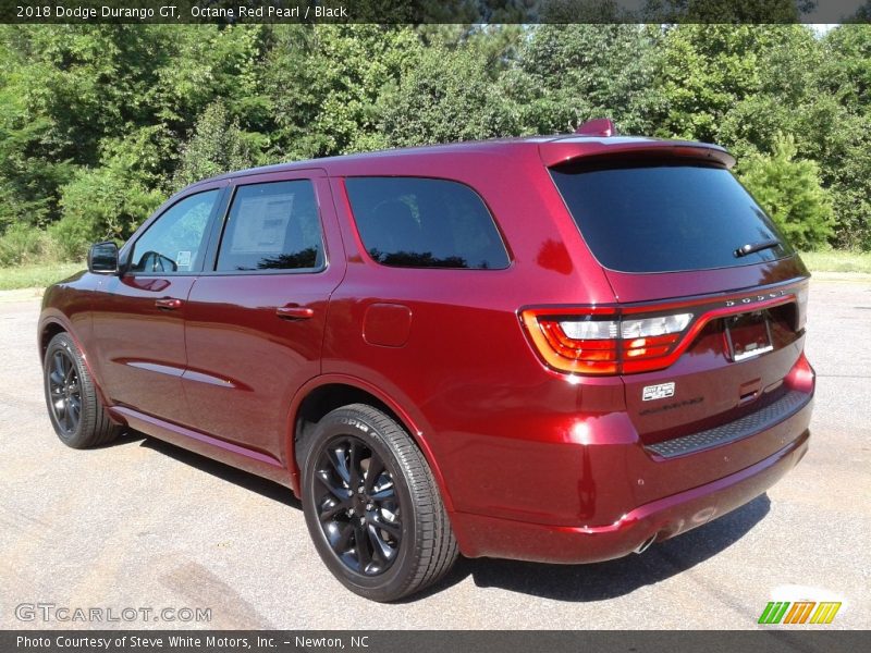 Octane Red Pearl / Black 2018 Dodge Durango GT