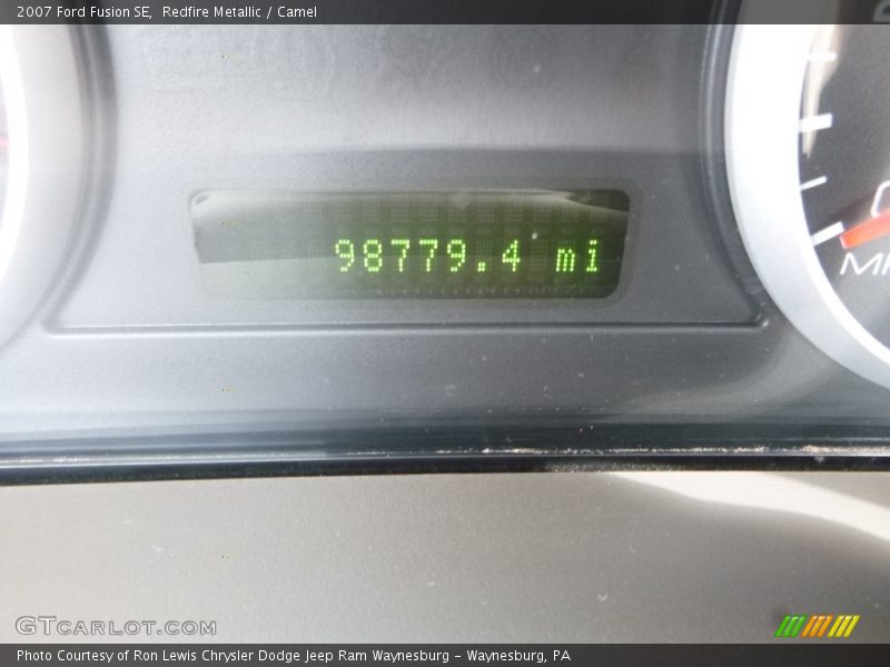 Redfire Metallic / Camel 2007 Ford Fusion SE