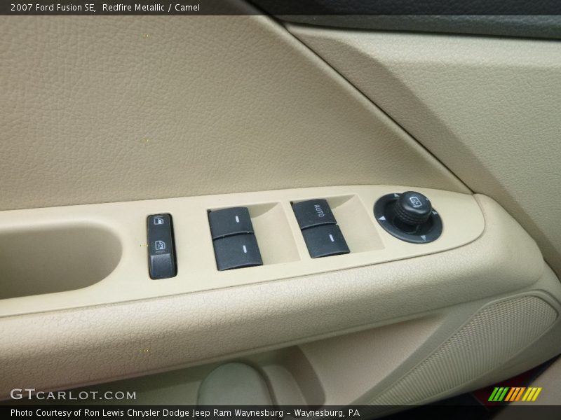 Redfire Metallic / Camel 2007 Ford Fusion SE
