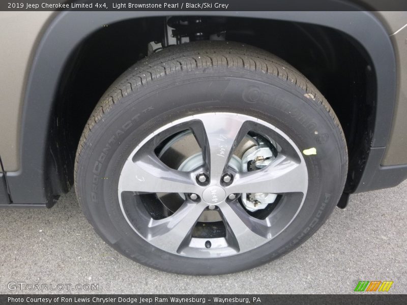 Light Brownstone Pearl / Black/Ski Grey 2019 Jeep Cherokee Limited 4x4